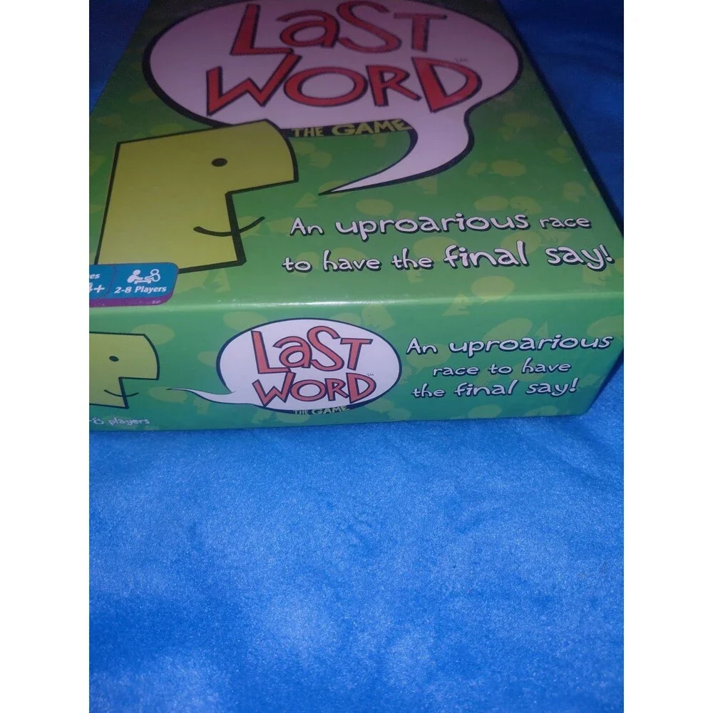 Last Word Board Game by Buffalo Games 2008 With All Pieces Included